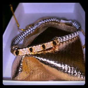 Beautiful Hand-Tied Gold Accent Bracelet